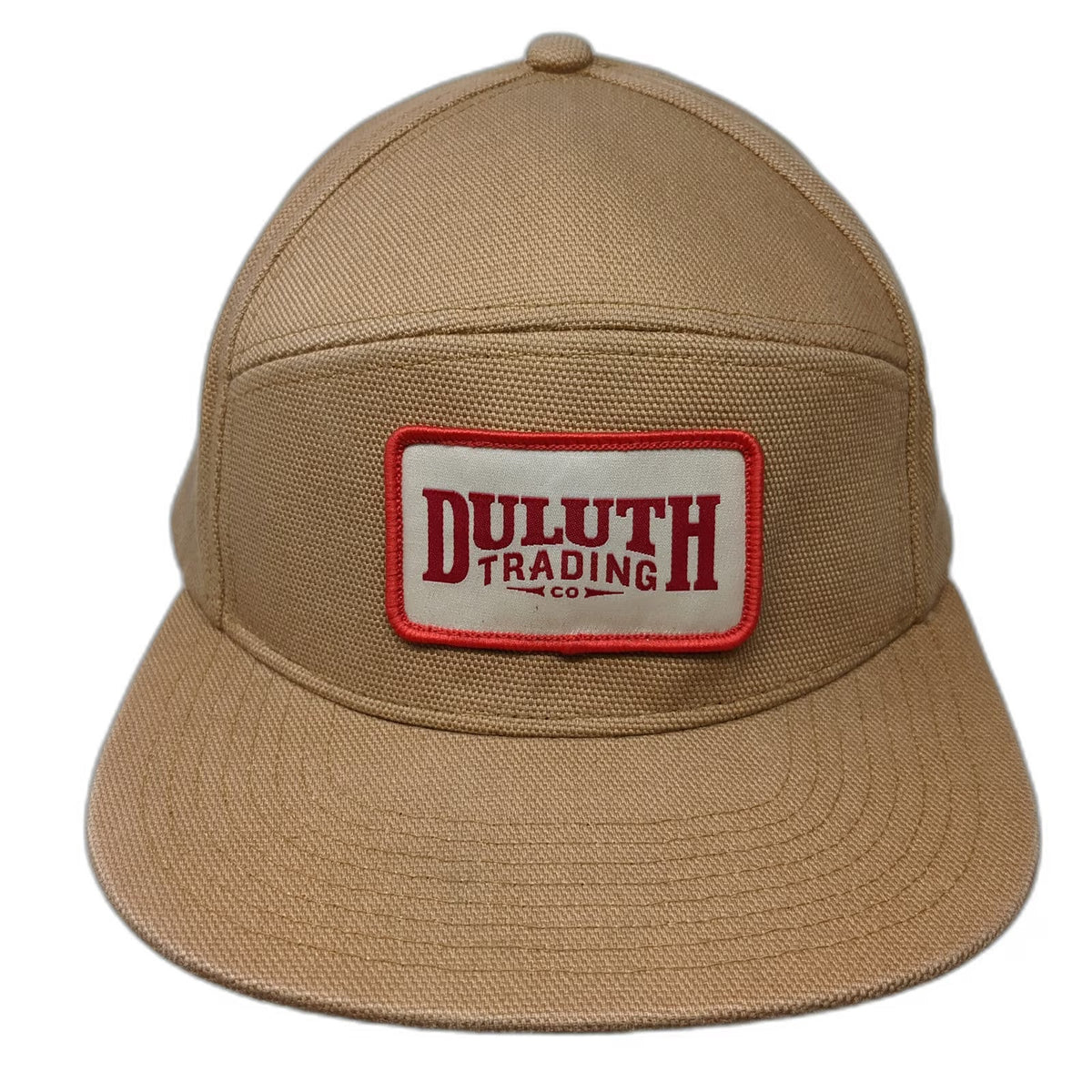 Duluth Trading Co Baseball Cap Brown L Slideback Cotton Logo Patch Hat Canvas
