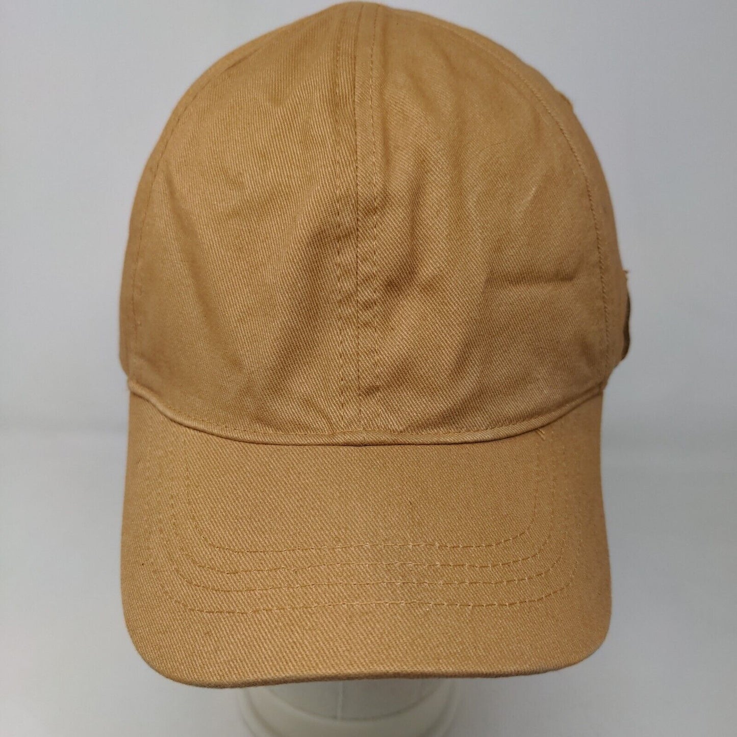 Zara Women's Strapback Hat Tan Adjustable Blank 100% Cotton Vent Holes