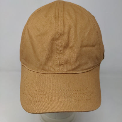 Zara Women's Strapback Hat Tan Adjustable Blank 100% Cotton Vent Holes