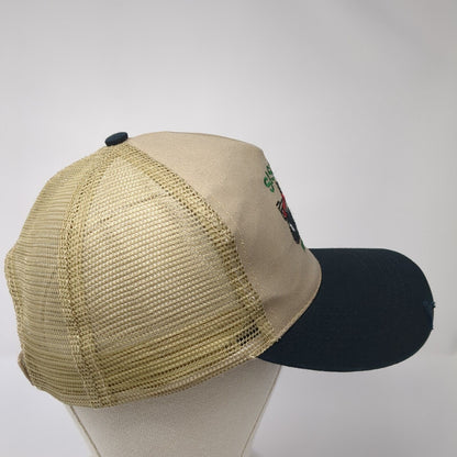 Siscra Wild Bunch Strapback Trucker Hat Tan One Size Mesh Back Nissun