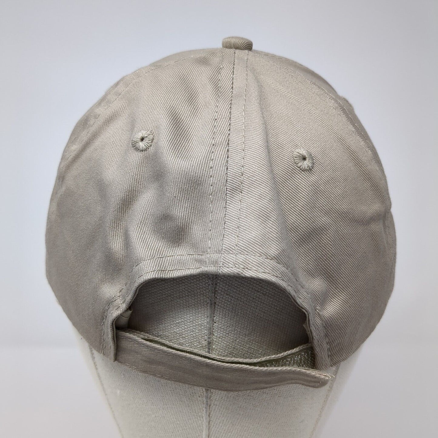 Newsmax Strapback Hat Tan One Size Adjustable Embroidered Port & Company