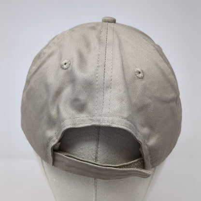 Newsmax Strapback Hat Tan One Size Adjustable Embroidered Port & Company