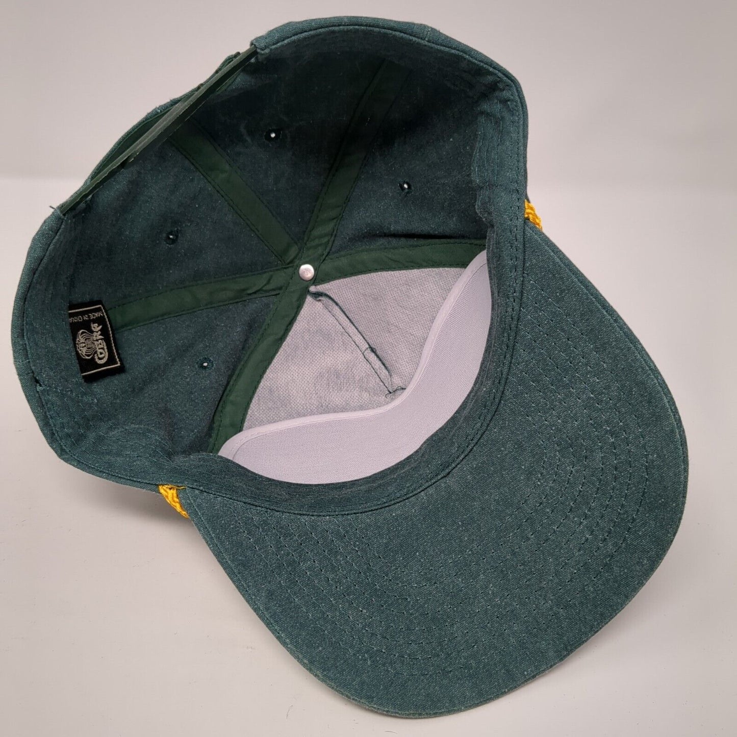 Busch Beer Patch Snapback Rope Hat Green One Size Adjustable Cobra