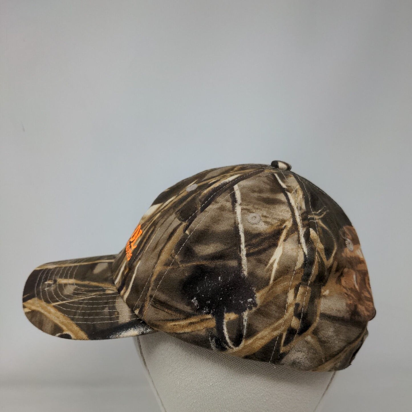 Capitol Hardware Strapback Hat Camo One Size Embroidered Chipola