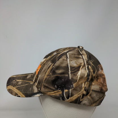 Capitol Hardware Strapback Hat Camo One Size Embroidered Chipola