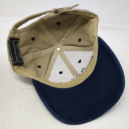 Art Headwear Baseball Cap Beige Blue One Size Delta Engineering Contrast Hat