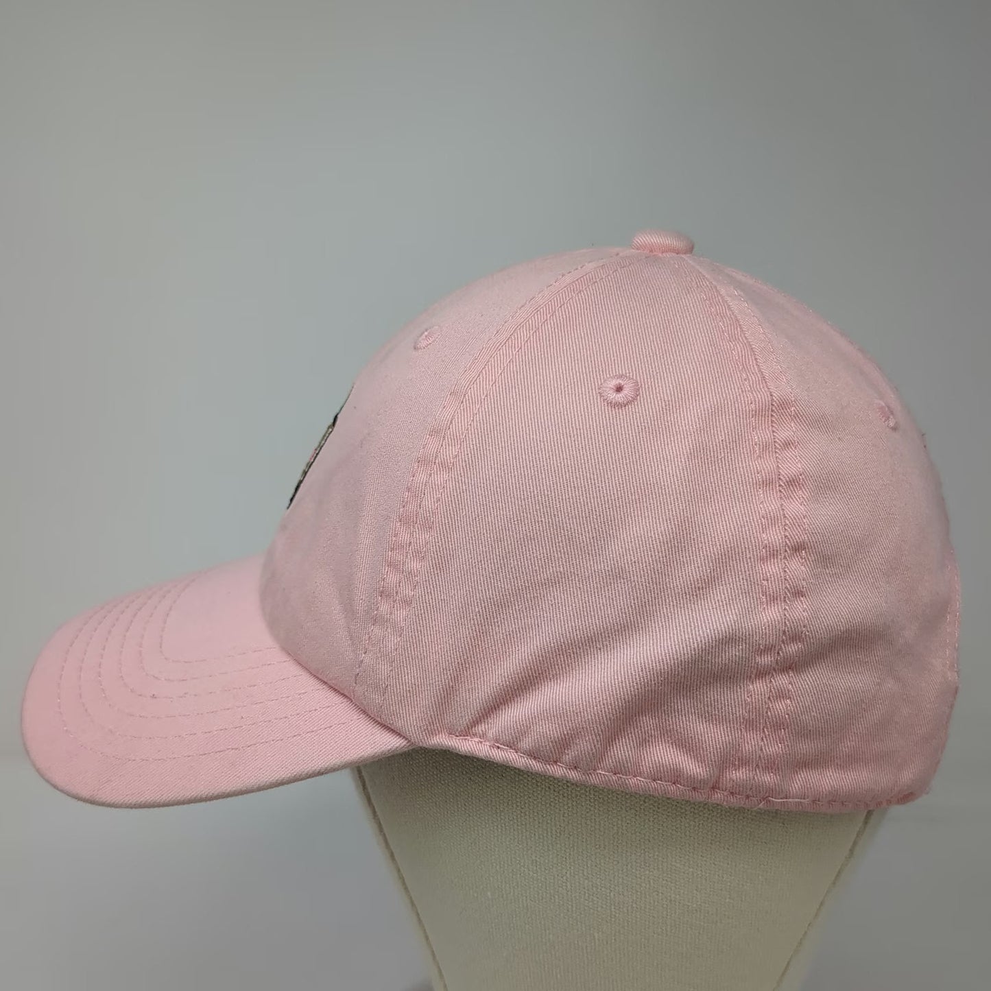 USA Premium Headwear Baseball Cap Pink One Size Boba Tea Cotton Hat Slideback