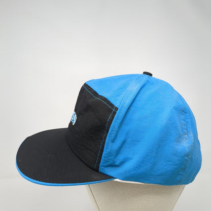 Reno Snapback Hat Blue One Size Adjustable Embroidered 6 Panel Nylon