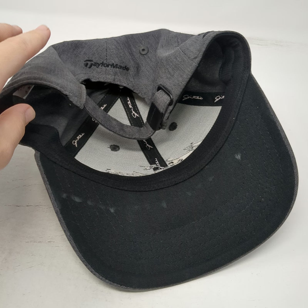 TaylorMade Baseball Cap Gray One Size The Kingdom Jim Flick Signature Golf Hat
