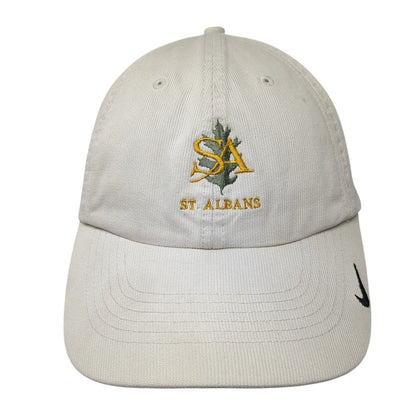 St. Albans Strapback Hat Tan One Size Adjustable Nike Golf Swoosh
