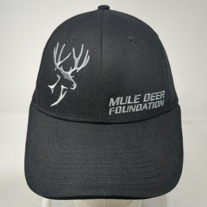 Mule Deer Foundation Baseball Cap Black One Size Strapback 1988 Deer Logo Hat