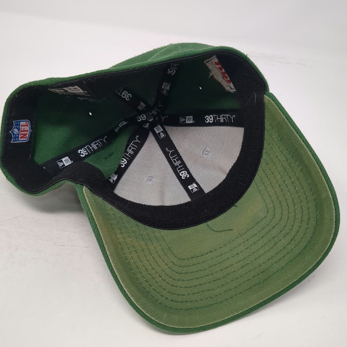 New Era Baseball Cap Green M NFL Packers GB Patch Stretch Fit 39THIRTY Hat