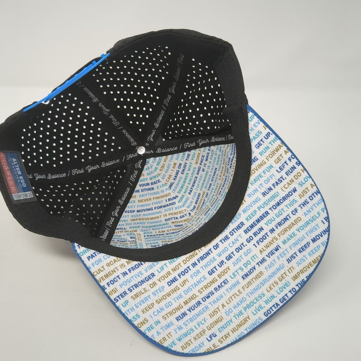 Ambassador Alter Ego Running Snapback Hat Multi One Size Laser Cut