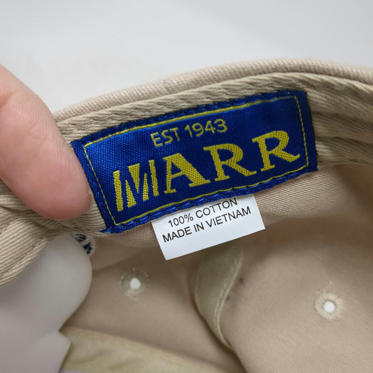 Marr Baseball Cap Beige One Size Ford Thunder Basin Gillette Wyoming 23 Hat