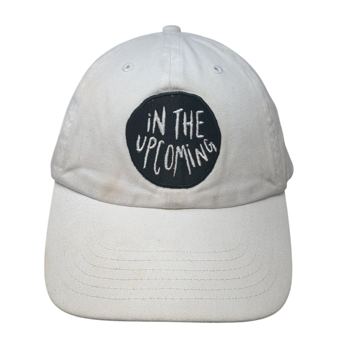 In The Upcoming Slideback Hat White One Size Adjustable Solid Outdoor