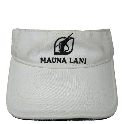 DPC Mauna Lani Big Island Visor White One Size Marlin Fishing Golf Strapback Hat
