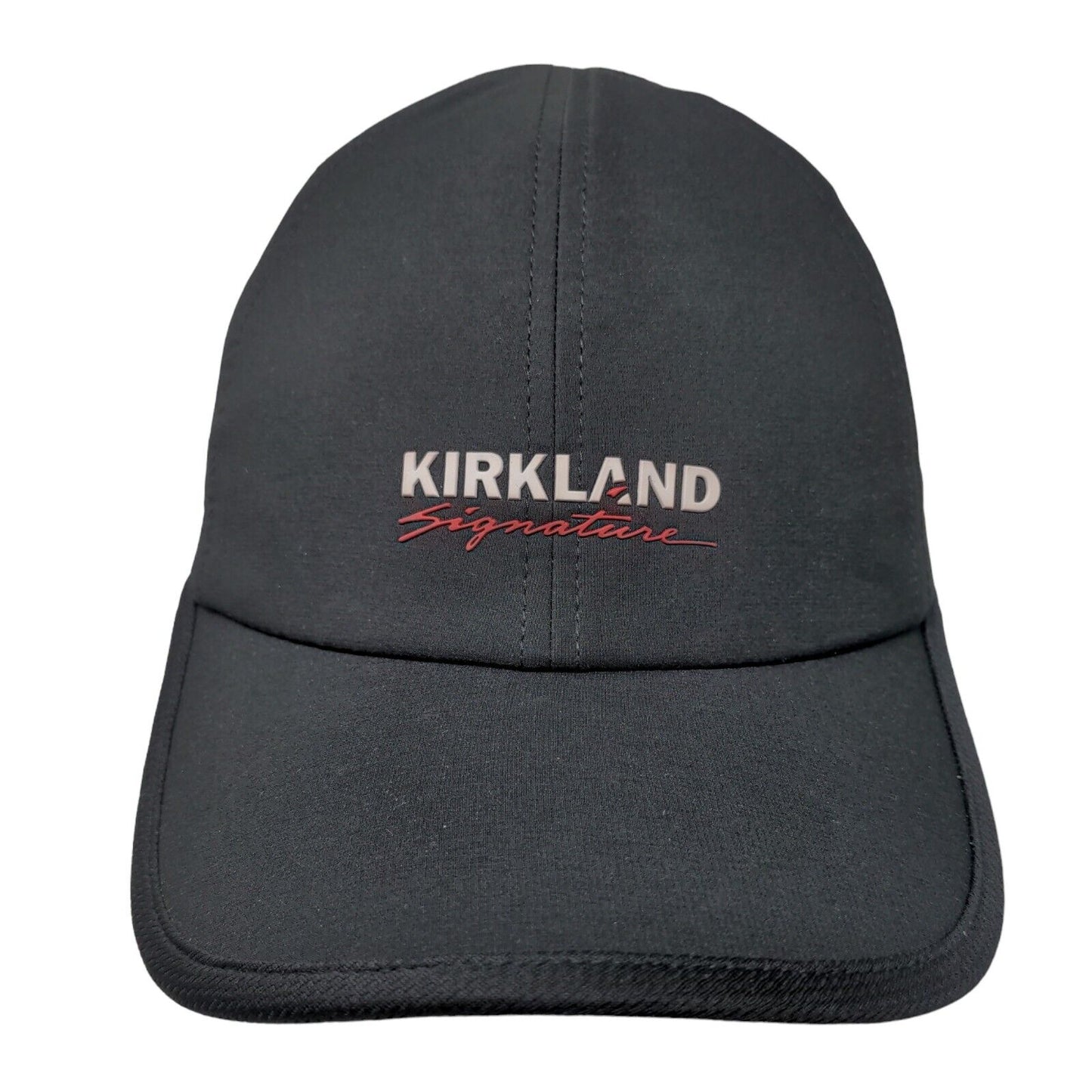 Kirkland Signature Strapback Hat Black One Size Adjustable Breathable 6 Panel