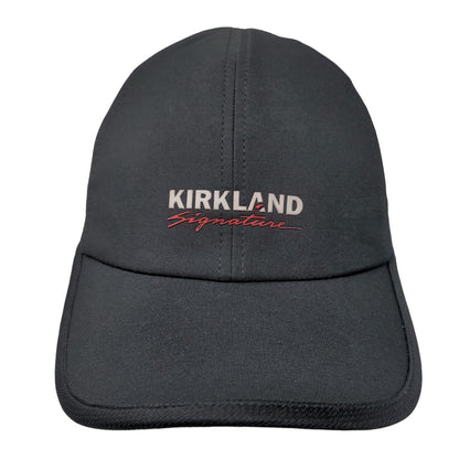 Kirkland Signature Strapback Hat Black One Size Adjustable Breathable 6 Panel