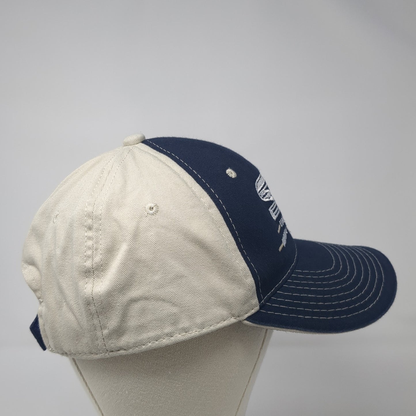 SMD Underground Mining Contractors Strapback Hat Blue One Size Adjustable