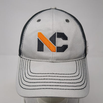 Ness Campbell Crane Rigging Strapback Trucker Hat Gray OS Mesh Back Towsleys