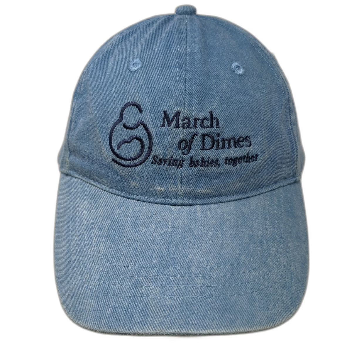 OTTO Baseball Cap Blue One Size Slideback Embroidered March of Dimes Logo Hat