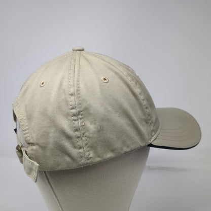 NCAA CWS College World Series Beige One Size Cap Slideback Embroidered Hat Logo
