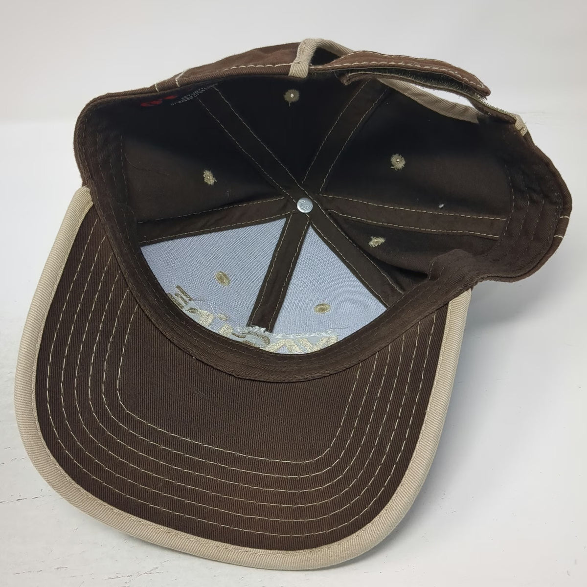 Otto Baseball Cap Brown One Size Lower Valley Machine Shop Strapback Hat
