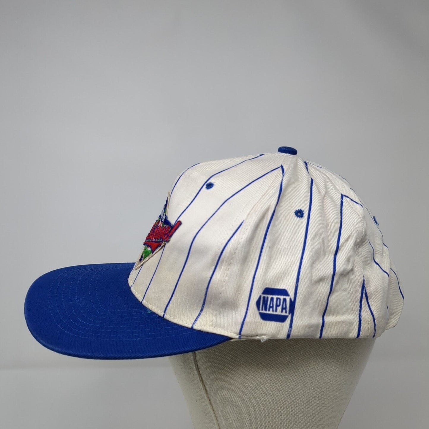 It's A Brand New Ballgame Snapback Hat Multi OSFA Striped NAPA KC