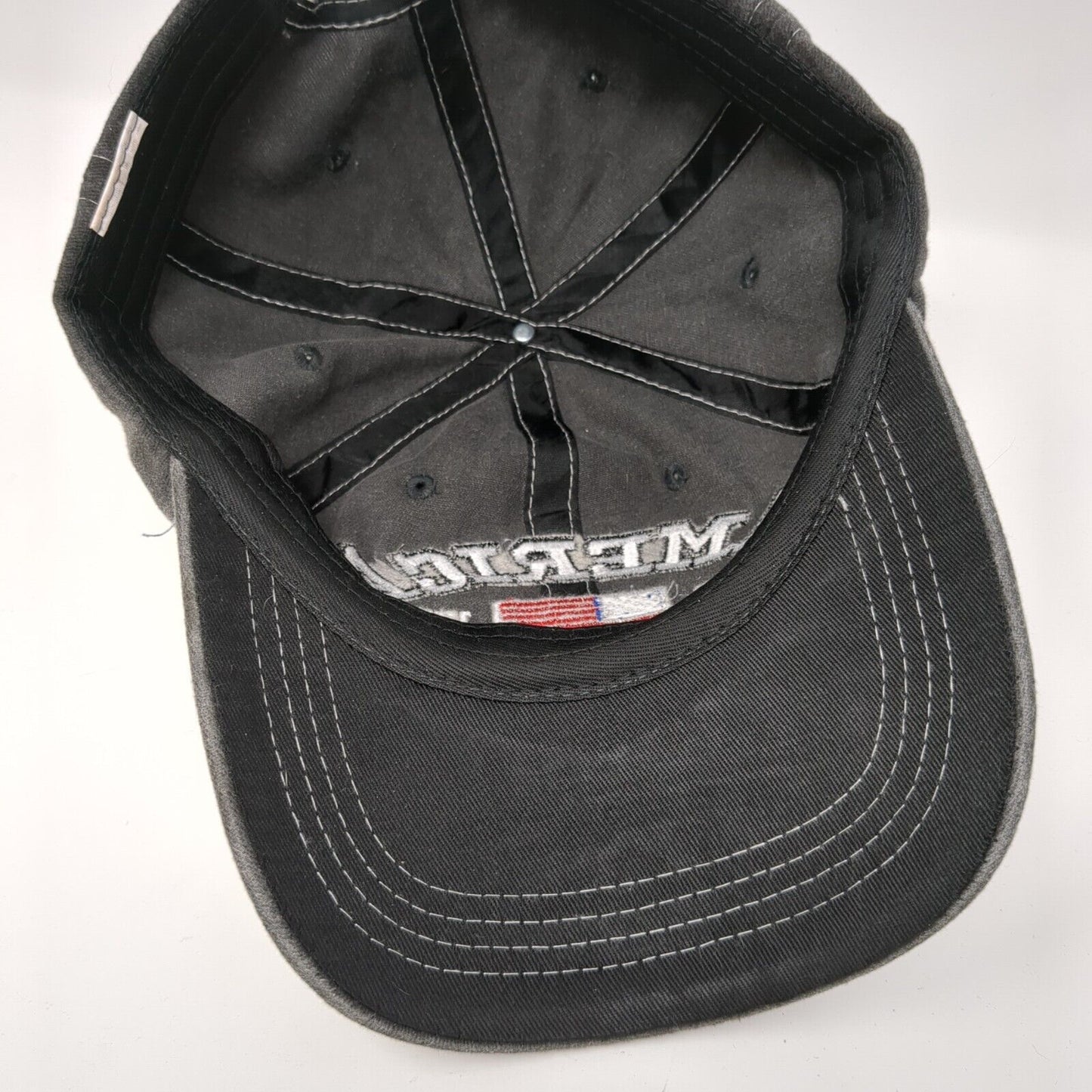 America Est 1776 Slideback Hat Gray One Size Adjustable Embroidered