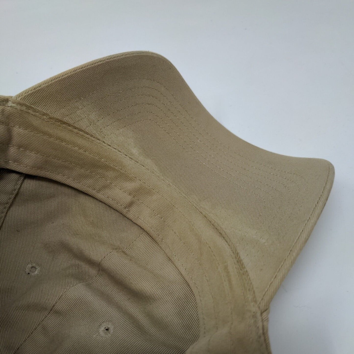 Nike Slideback Hat Tan OSFA Embroidered Adjustable 6 Panel Vent Holes