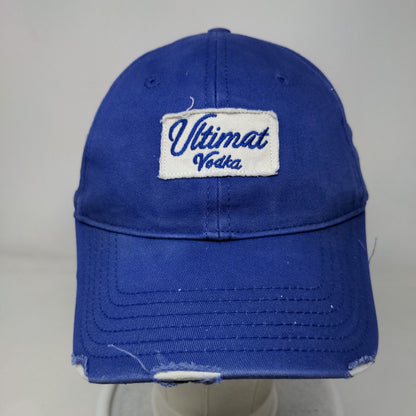 Ultimat Vodka Slideback Hat Blue OSFM Adjustable Embroidered 6 Panel