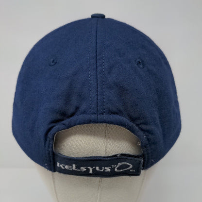 Kelsyus O Strapback Hat Blue One Size Adjustable Embroidered Hydro Weave