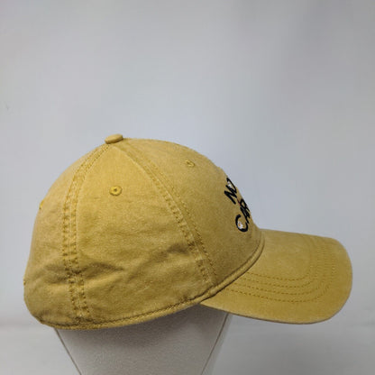 North Carolina Slideback Hat Tan OSFM Embroidered Floral 6 Panel Home Free