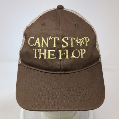 Bushnell Trucker Hat Brown One Size Can't Stop The Flop Hunting Mesh Snapback