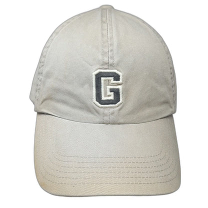 GAP Baseball Cap Beige L Slideback Adjustable Strap Embroidered Letter G hat