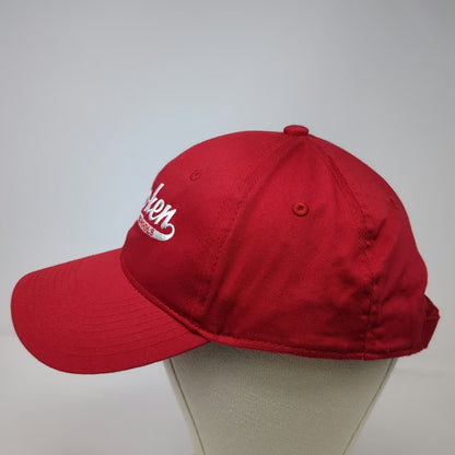 Outdoor Cap Baseball Red One Size Hoboken Public Schools Strapback Logo Hat