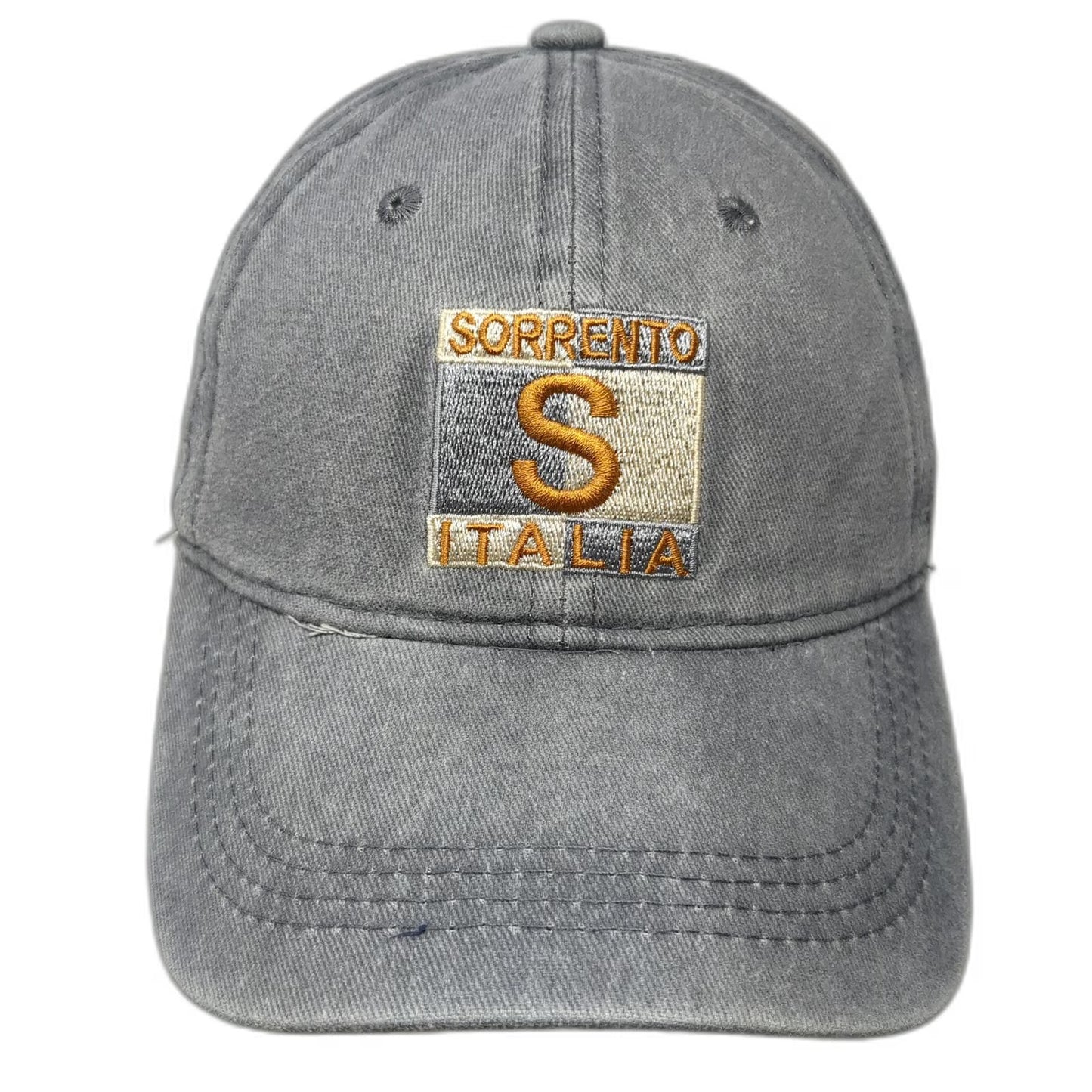 SpotClub Sorrento Italia Gray Baseball Cap One Size Slideback Souvenir Patch Hat