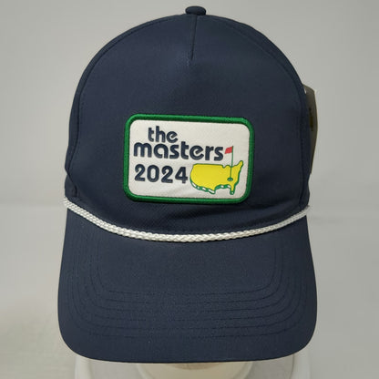 Ahead 5 Panel Blue One Size Hat Masters 2024 Golf Rope Snapback Cap Tournament