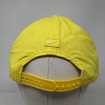 Nike Swoosh Snapback Hat Yellow One Size Adjustable Classic99 Dri-Fit