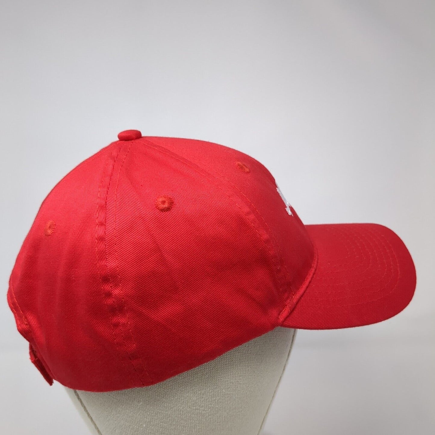 AARP Idaho Strapback Hat Red One Size Adjustable Embroidered Port & Company