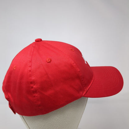 AARP Idaho Strapback Hat Red One Size Adjustable Embroidered Port & Company