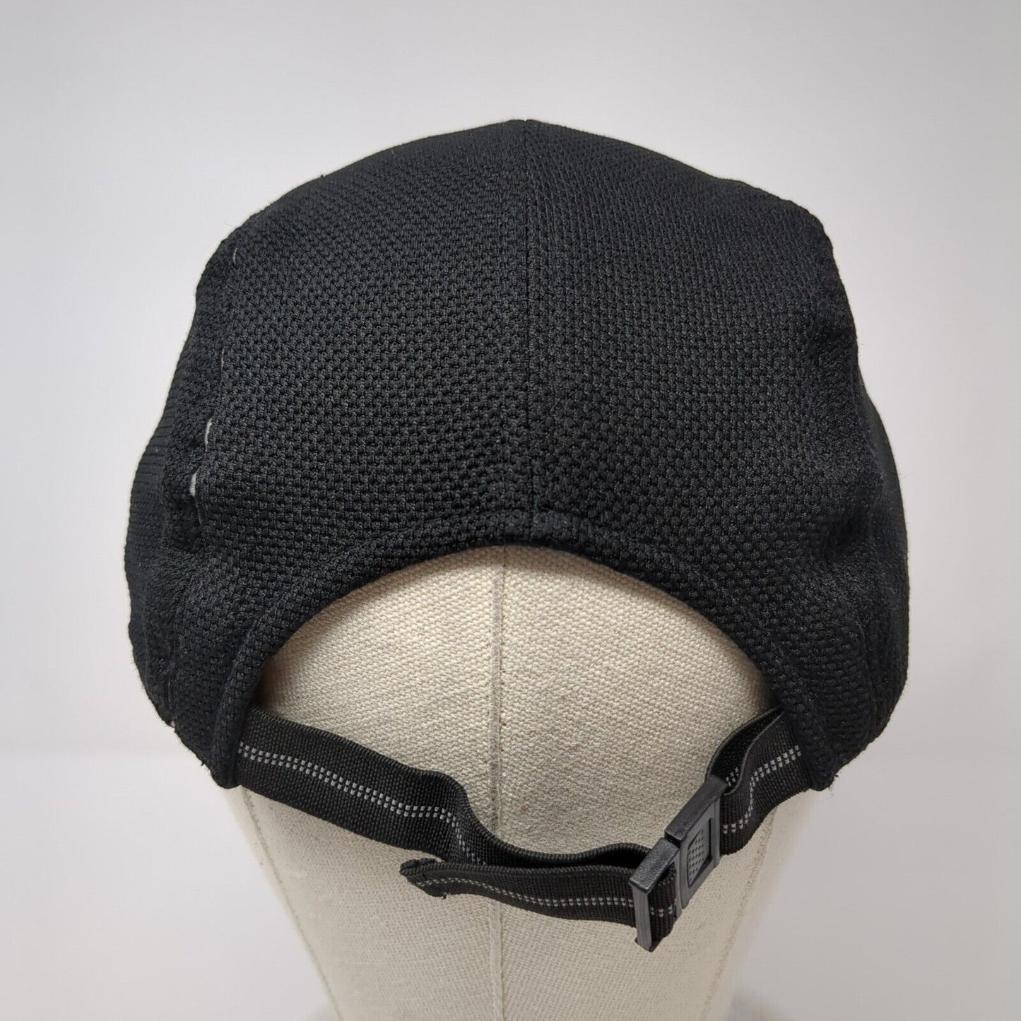 Spudman Strapback Hat Black One Size Adjustable Embroidered Magic Headwear