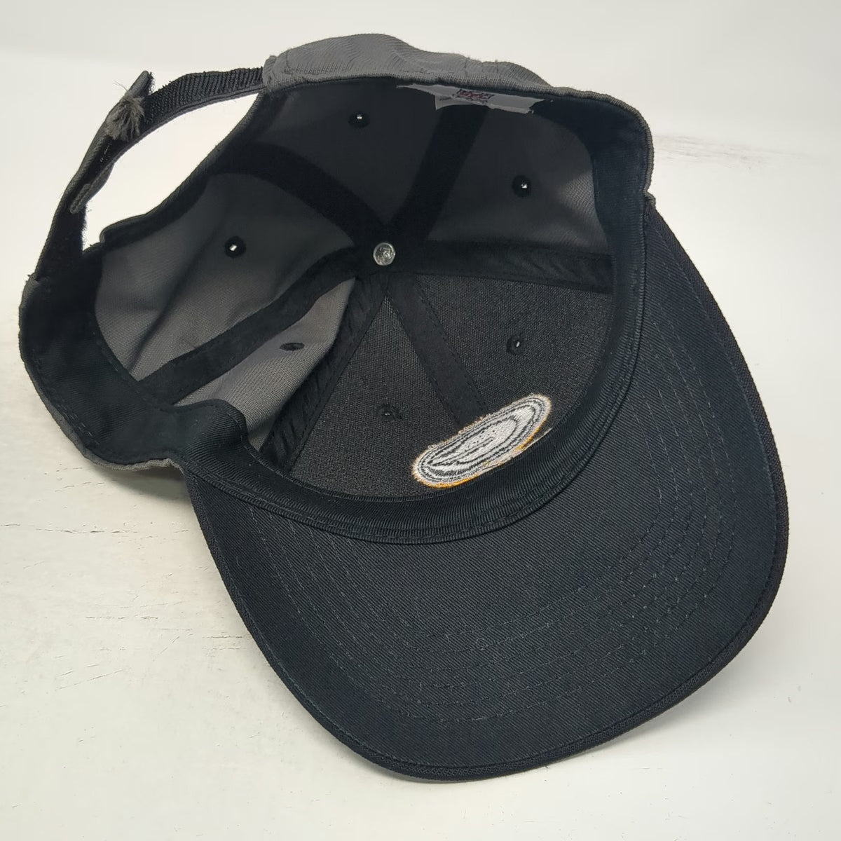 Green Bay Packers NFL Team Apparel Black Gray One Size Strapback Embroidered Hat