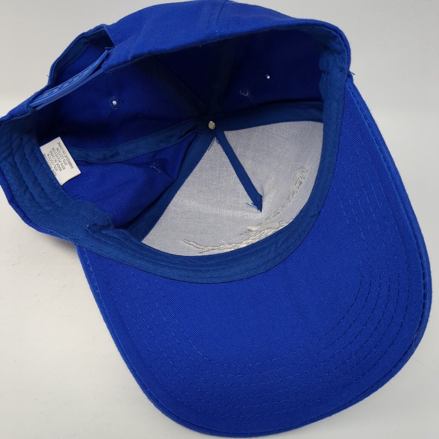 Weatherby Lake Snapback Hat Blue One Size Adjustable Embroidered 6 Panel