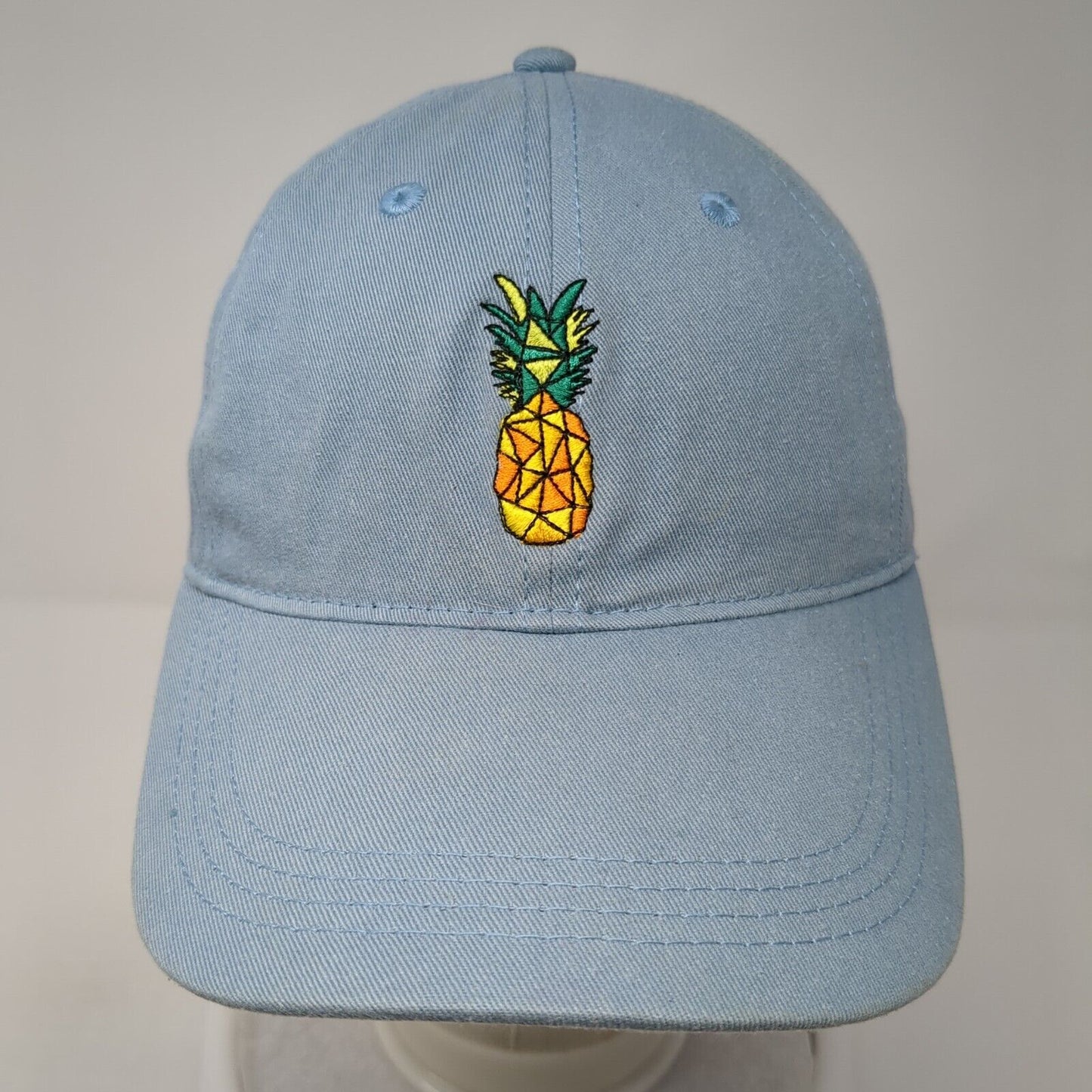 The Happy Sea Slideback Hat Blue OS Adjustable Embroidered Authentic Pigment