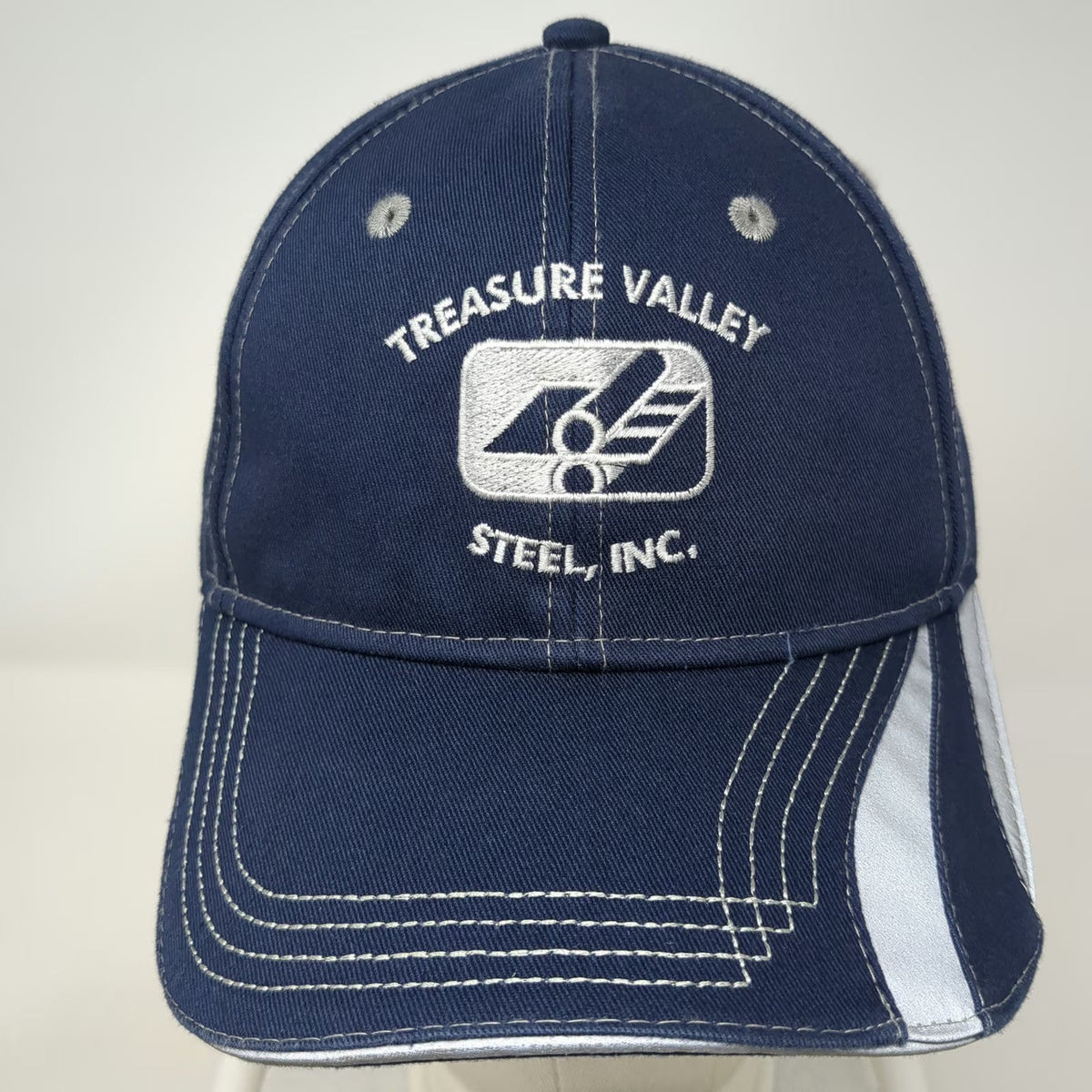 Cap America Treasure Valley Steel Blue One Size Baseball Cap Slideback Hat ID