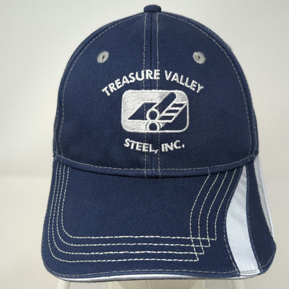 Cap America Treasure Valley Steel Blue One Size Baseball Cap Slideback Hat ID