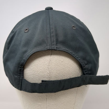 Nike Baseball Cap Gray One Size Strapback Swoosh Golf Polyester Adjustable Hat