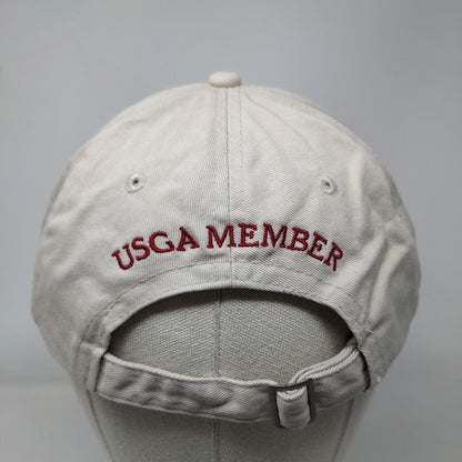 2009 US Open Bethpage Black Slideback Hat Tan One Size USGA Member