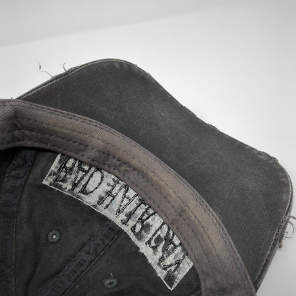 Bad Hair Day Strapback Hat Gray One Size Distressed KB ETHOS Vintage